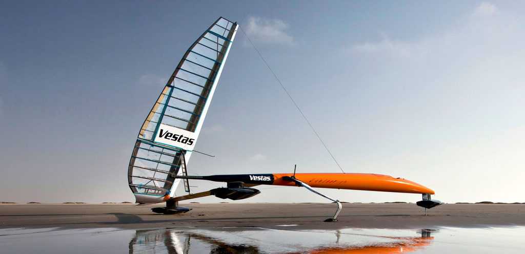 Het wereldrecord met de Vestas Sailing 2 is een project van de Australische zeiler Paul Larsen